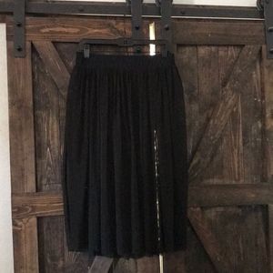 Sheer black skirt underlined cover up  swimsuit